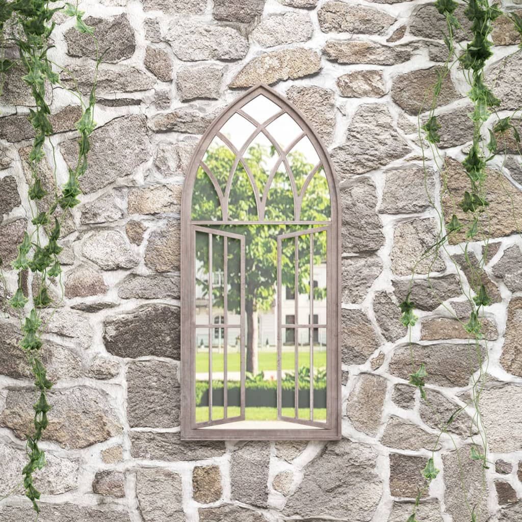 Garden Mirror Iron For Outdoor Use